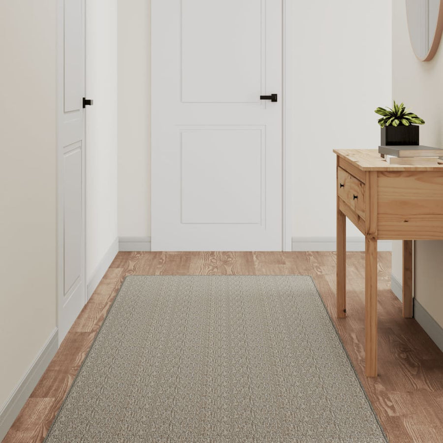 Tapijtloper 80X400 Cm Sisal-Look Taupe
