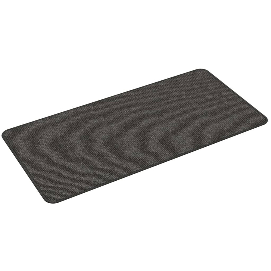 Tapijtloper 50X100 Cm Sisal-Look Antracietkleurig