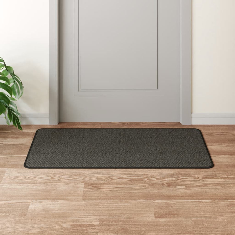 Tapijtloper 50X100 Cm Sisal-Look Antracietkleurig