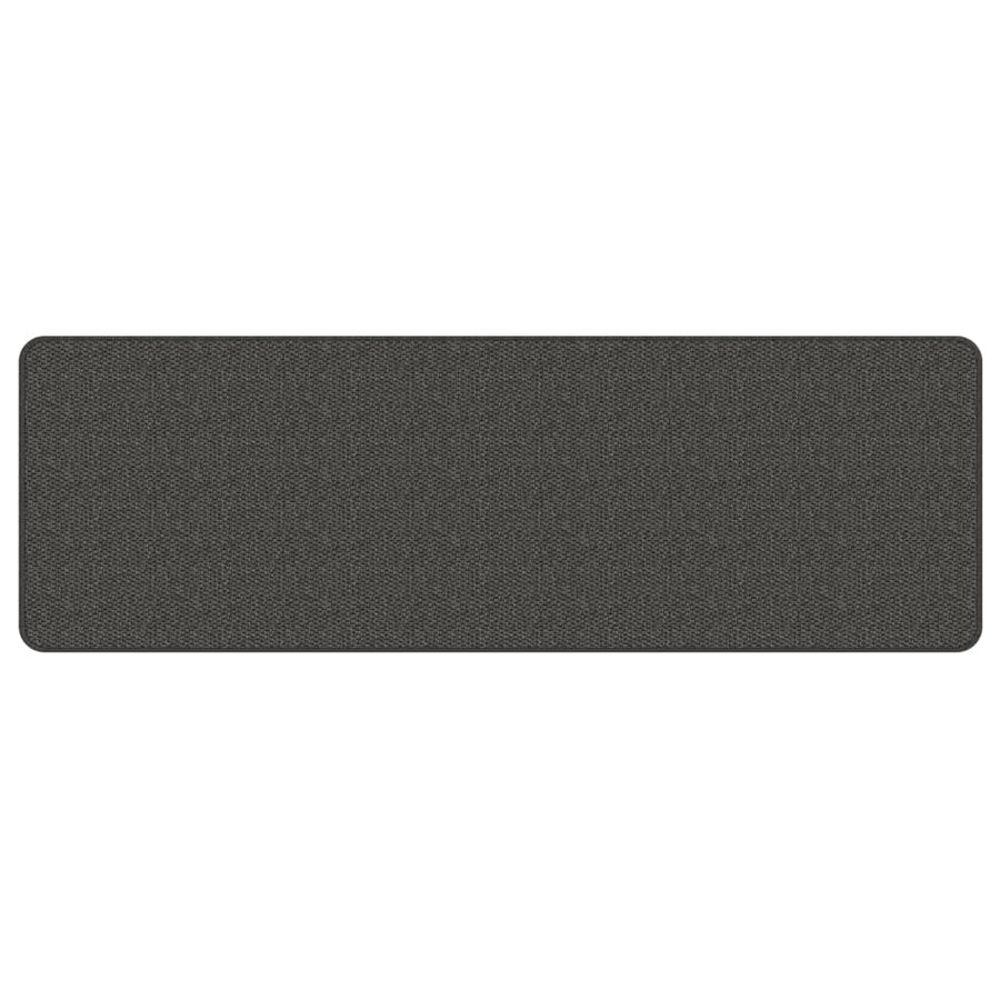 Tapijtloper 50X150 Cm Sisal-Look Antracietkleurig