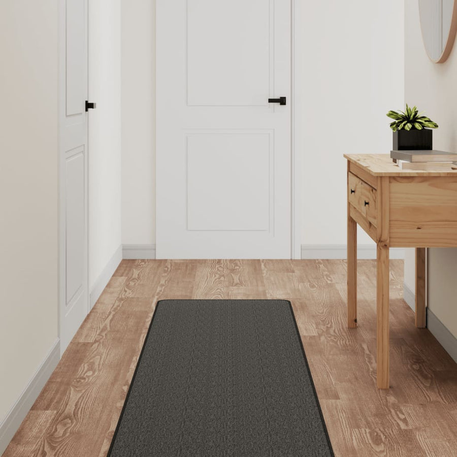 Tapijtloper 50X250 Cm Sisal-Look Antracietkleurig