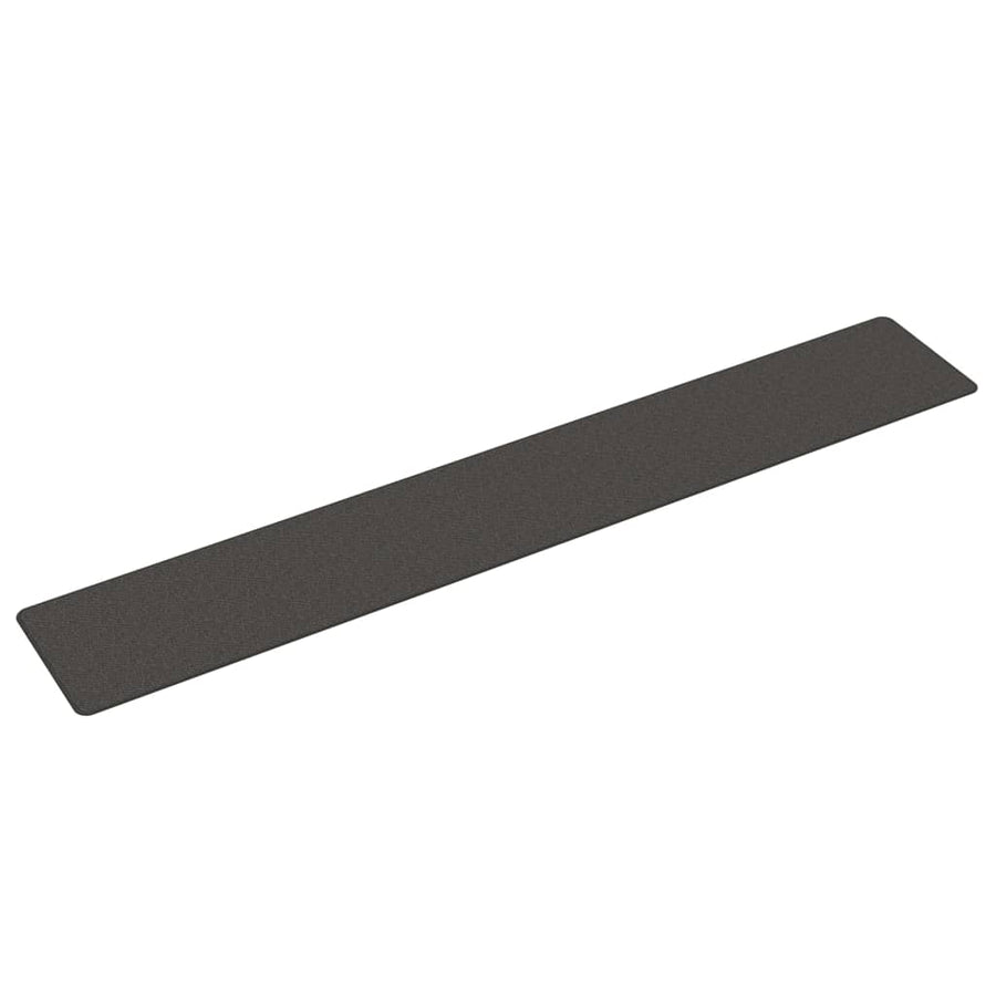 Tapijtloper Sisal-Look Kleurig 50 x 300 cm Antraciet