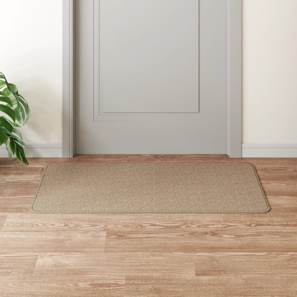 Tapijtloper 50X100 Cm Sisal-Look Zandkleurig