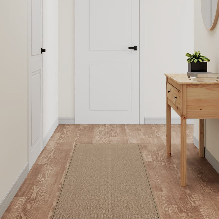 Tapijtloper 50X200 Cm Sisal-Look Zandkleurig