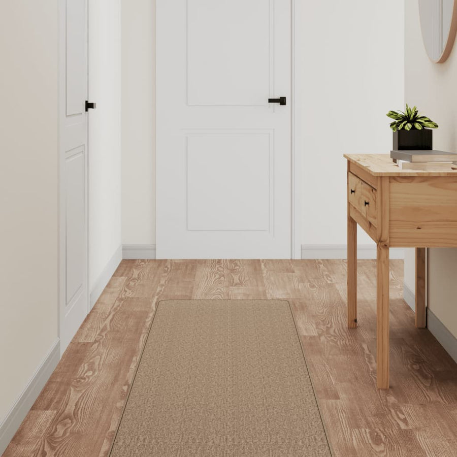 Tapijtloper 50X250 Cm Sisal-Look Zandkleurig
