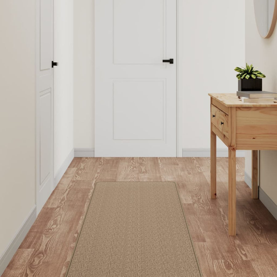 Tapijtloper 50X300 Cm Sisal-Look Zandkleurig