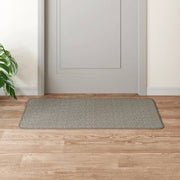 Tapijtloper 50x100 cm sisal-look zilver