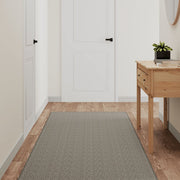 Tapijtloper 80x150 cm sisal-look zilver