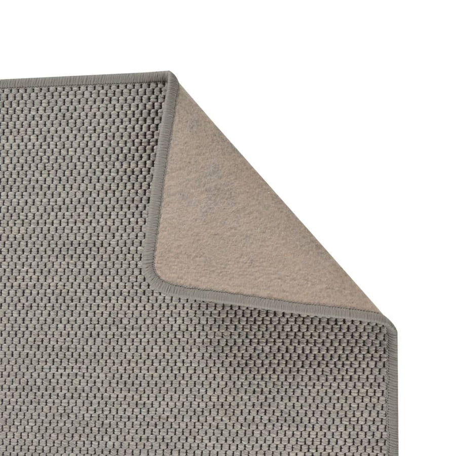 Tapijtloper 80X300 Cm Sisal-Look Zilverkleurig