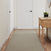 Tapijtloper 80x300 cm sisal-look zilver