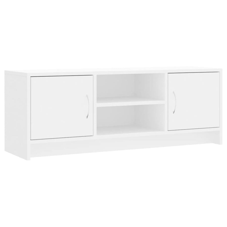 Tv-Meubel 02X30X37,5 Cm Bewerkt Hout Wit