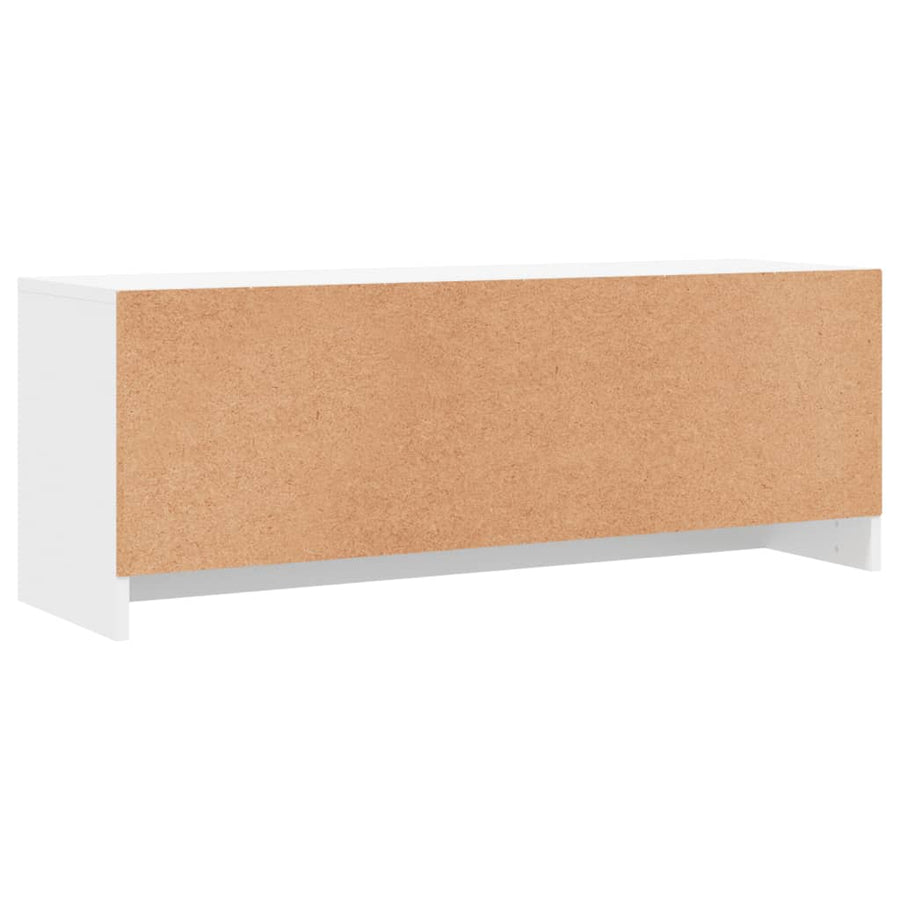 Tv-Meubel 02X30X37,5 Cm Bewerkt Hout Wit