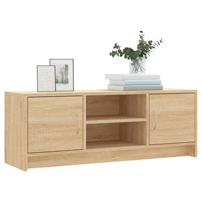 Tv-Meubel 02X30X37,5 Cm Bewerkt Hout Kleurig Sonoma eiken