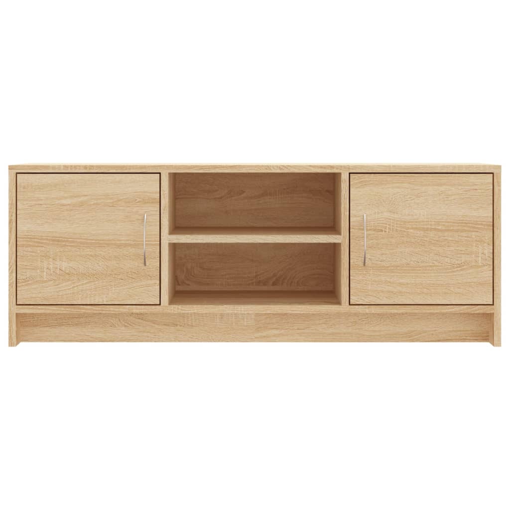 Tv-Meubel 02X30X37,5 Cm Bewerkt Hout Kleurig Sonoma eiken