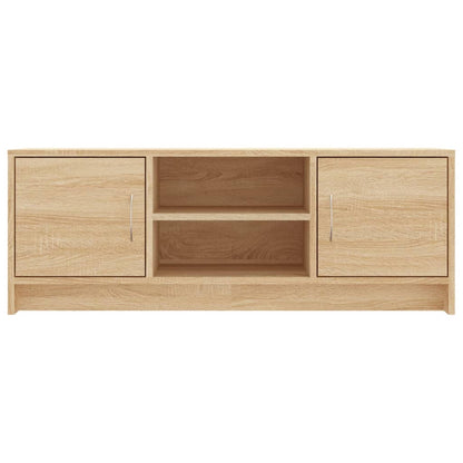 Tv-Meubel 02X30X37,5 Cm Bewerkt Hout Kleurig Sonoma eiken