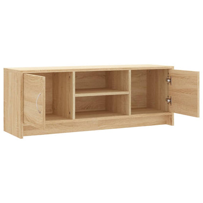 Tv-Meubel 02X30X37,5 Cm Bewerkt Hout Kleurig Sonoma eiken