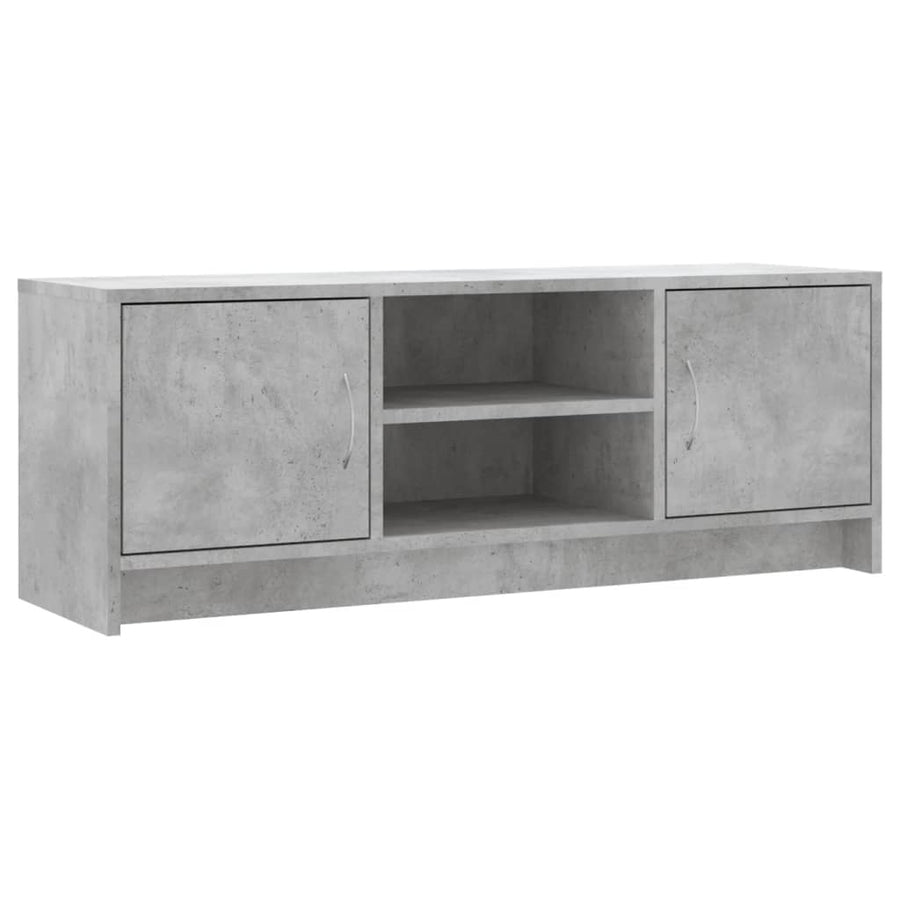 Tv-Meubel 02X30X37,5 Cm Bewerkt Hout Betongrijs