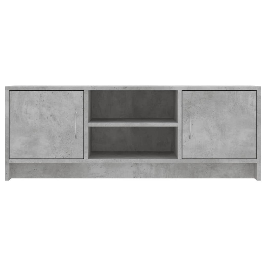 Tv-Meubel 02X30X37,5 Cm Bewerkt Hout Betongrijs