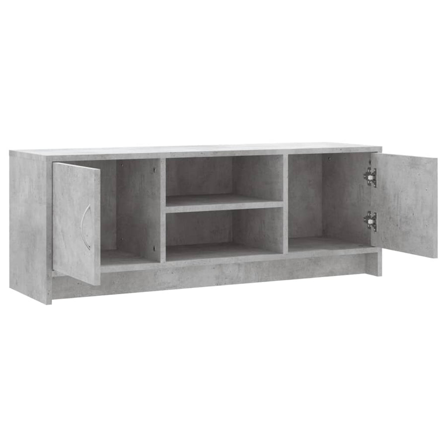 Tv-Meubel 02X30X37,5 Cm Bewerkt Hout Betongrijs