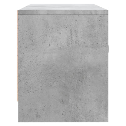 Tv-Meubel 02X30X37,5 Cm Bewerkt Hout Betongrijs
