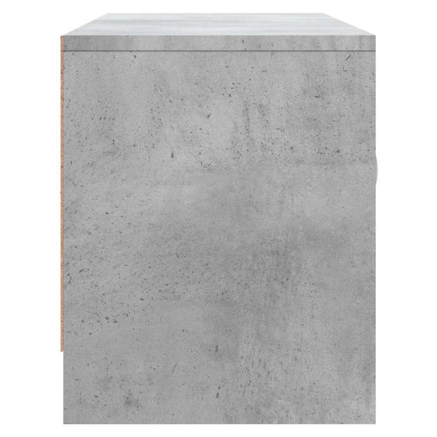 Tv-Meubel 02X30X37,5 Cm Bewerkt Hout Betongrijs