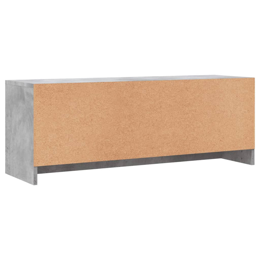 Tv-Meubel 02X30X37,5 Cm Bewerkt Hout Betongrijs