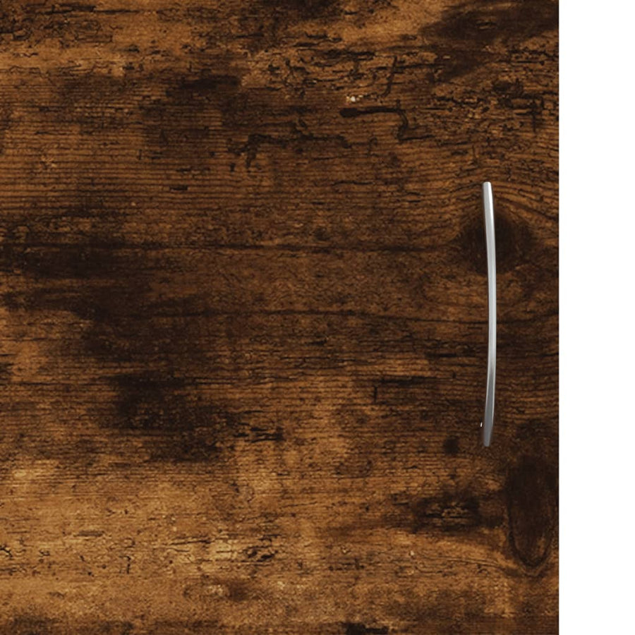 Tv-Meubel 02X30X37,5 Cm Bewerkt Hout Kleurig Gerookt eiken