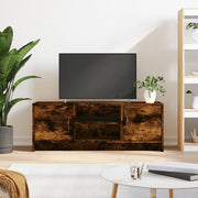 Tv-meubel 102x30x37,5 cm bewerkt hout gerookt eiken