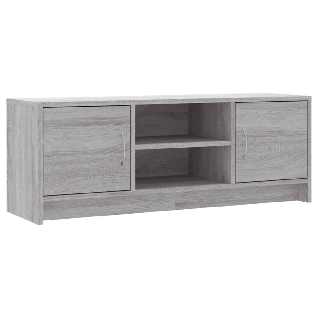 Tv-Meubel 02X30X37,5 Cm Bewerkt Hout Eikenkleurig Grijs sonoma