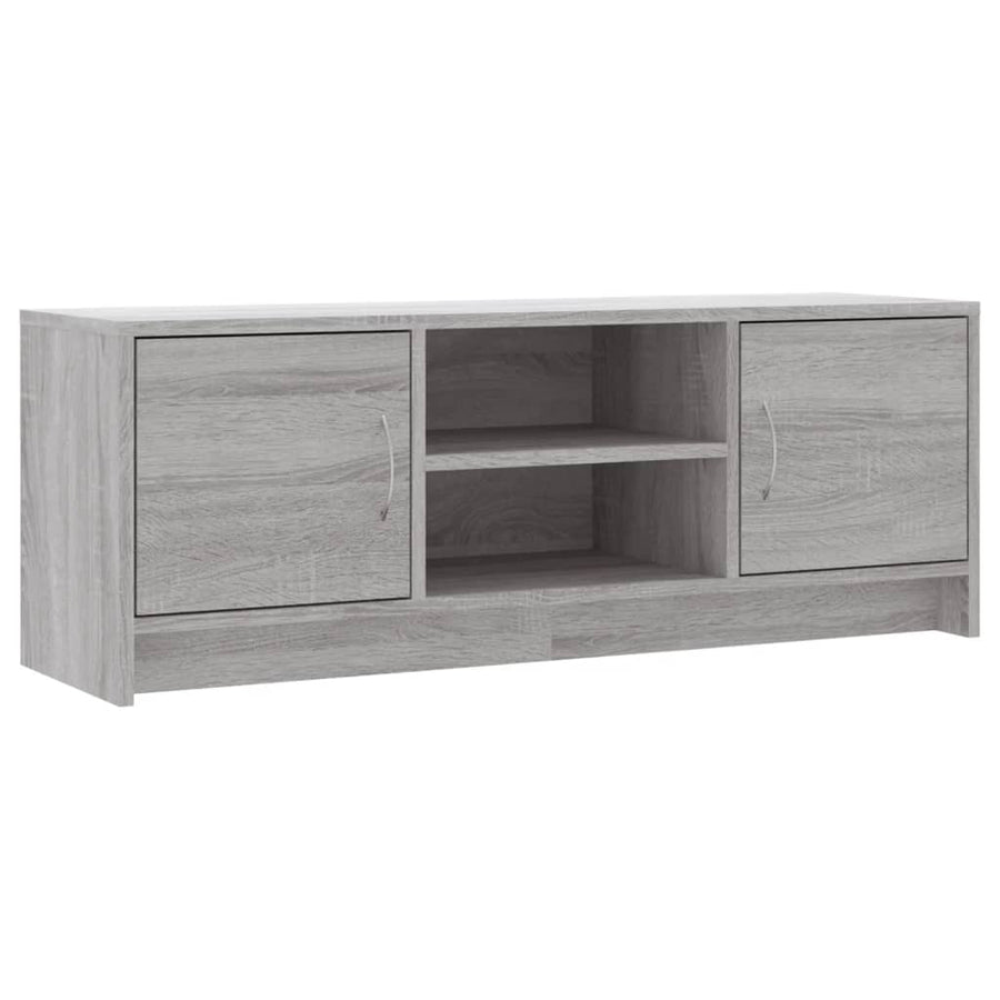 Tv-Meubel 02X30X37,5 Cm Bewerkt Hout Eikenkleurig Grijs sonoma