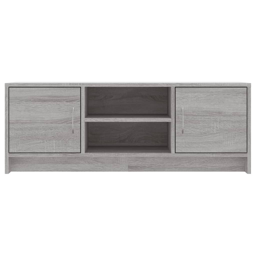 Tv-Meubel 02X30X37,5 Cm Bewerkt Hout Eikenkleurig Grijs sonoma