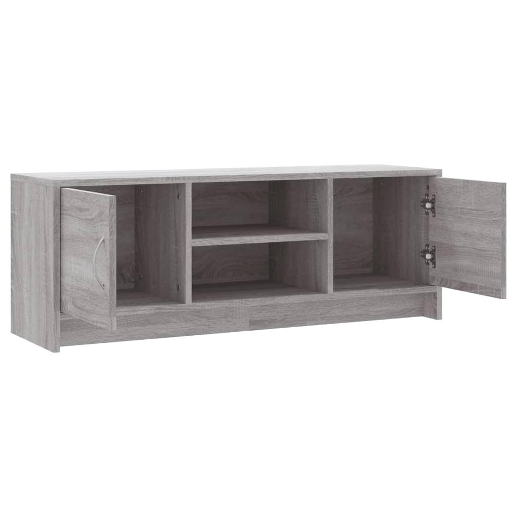 Tv-Meubel 02X30X37,5 Cm Bewerkt Hout Eikenkleurig Grijs sonoma