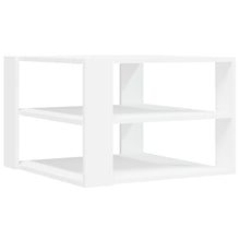 Salontafel 59,5X59,5X40 Cm Bewerkt Hout Wit