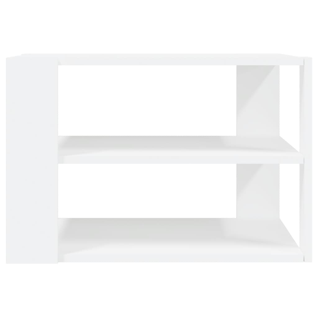 Salontafel 59,5X59,5X40 Cm Bewerkt Hout Wit