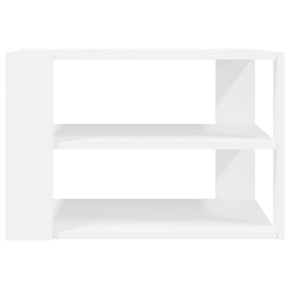 Salontafel 59,5X59,5X40 Cm Bewerkt Hout Wit