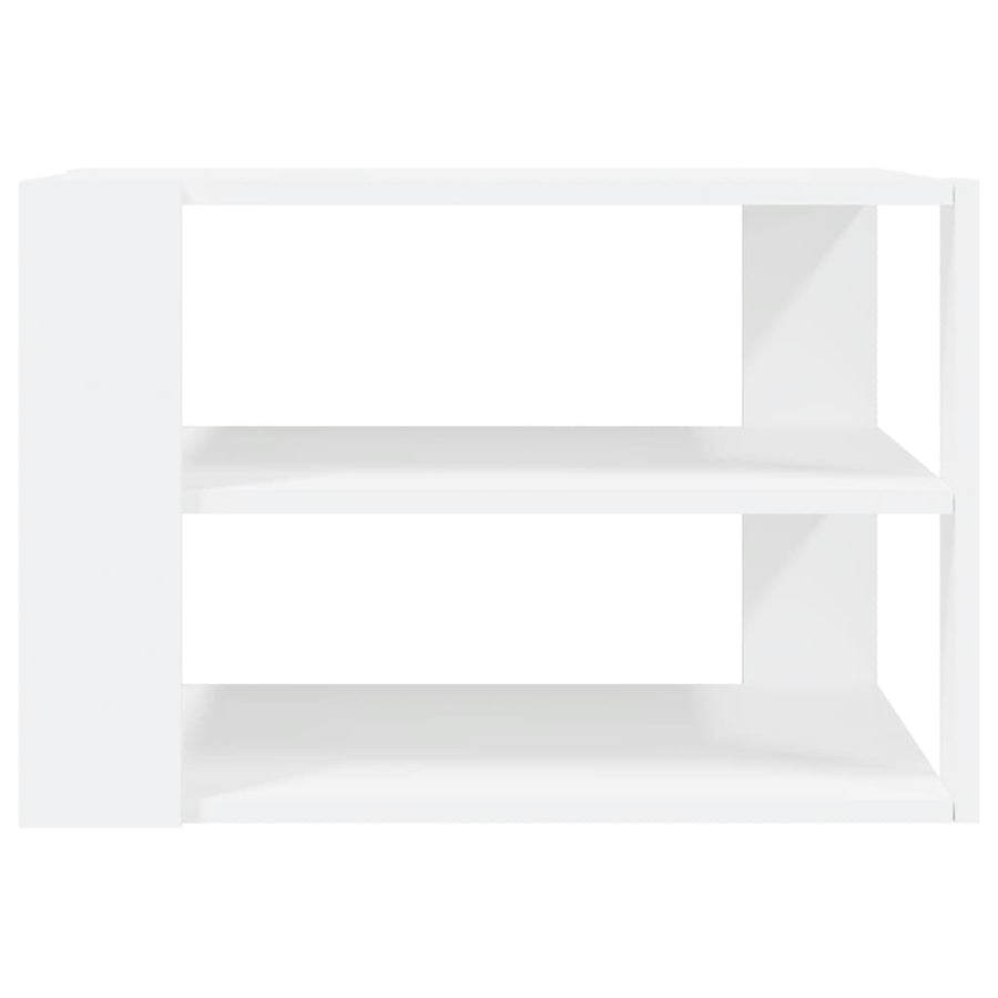 Salontafel 59,5X59,5X40 Cm Bewerkt Hout Wit