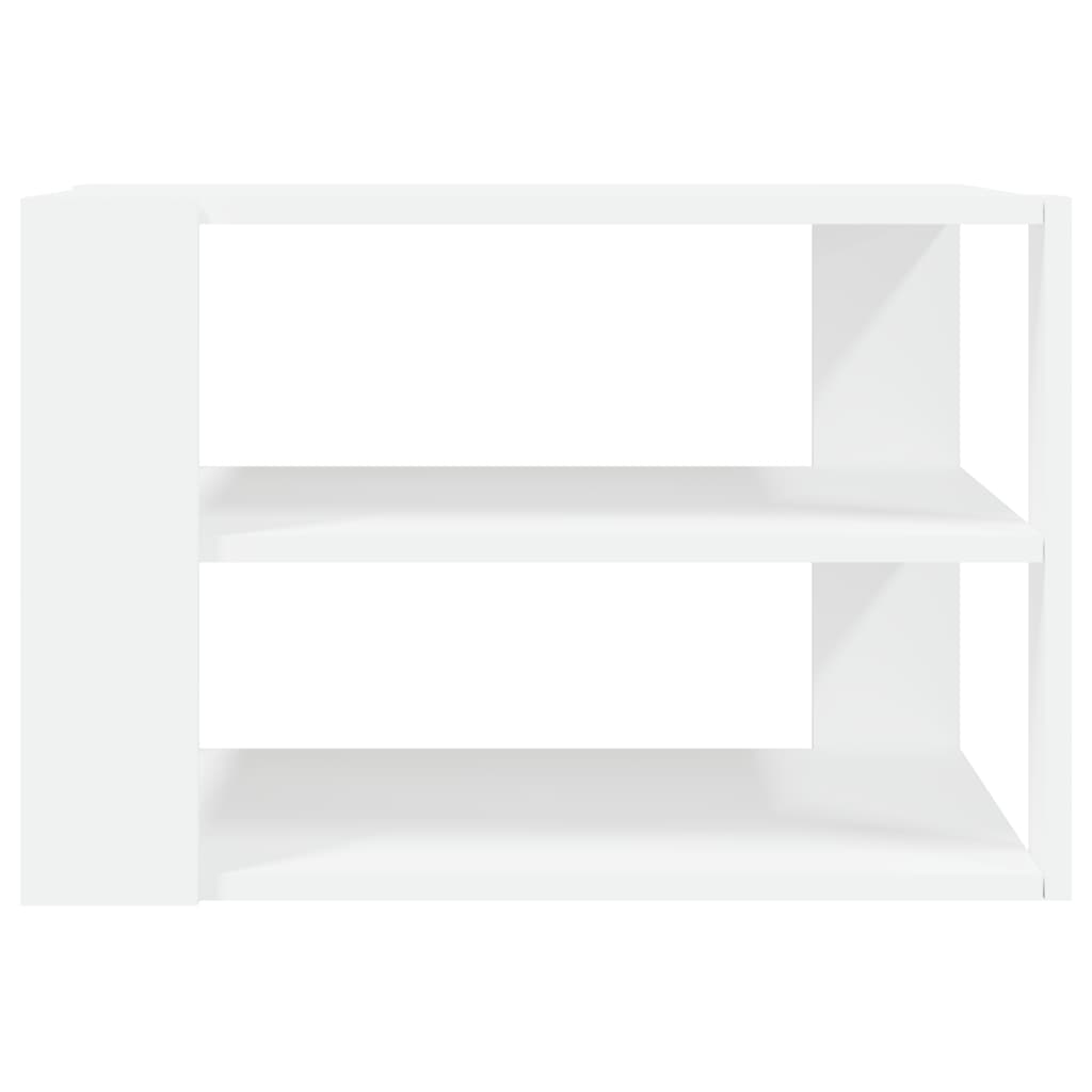 Salontafel 59,5X59,5X40 Cm Bewerkt Hout Wit