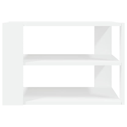 Salontafel 59,5X59,5X40 Cm Bewerkt Hout Wit