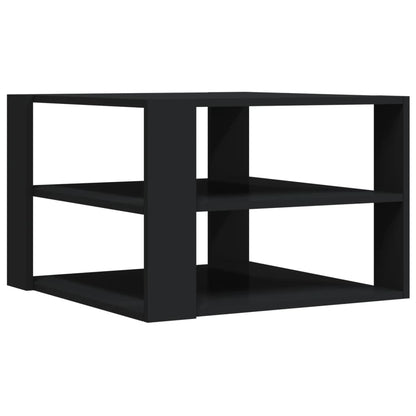 Salontafel 59,5X59,5X40 Cm Bewerkt Hout Zwart