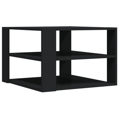 Salontafel 59,5X59,5X40 Cm Bewerkt Hout Zwart