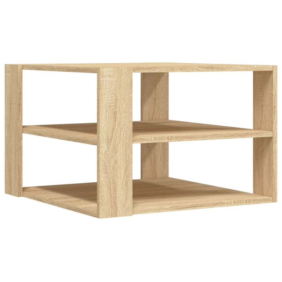 Salontafel 59,5X59,5X40 Cm Bewerkt Hout Kleurig Sonoma eiken