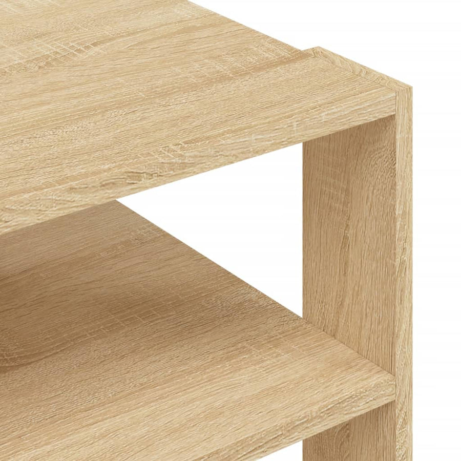 Salontafel 59,5X59,5X40 Cm Bewerkt Hout Kleurig Sonoma eiken