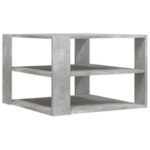 Salontafel 59,5X59,5X40 Cm Bewerkt Hout Betongrijs