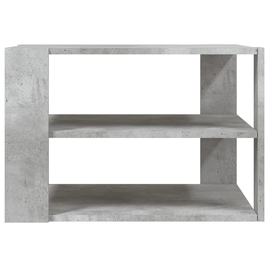 Salontafel 59,5X59,5X40 Cm Bewerkt Hout Betongrijs