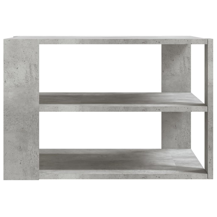 Salontafel 59,5X59,5X40 Cm Bewerkt Hout Betongrijs