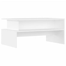 Salontafel 90X55X42,5 Cm Bewerkt Hout Wit