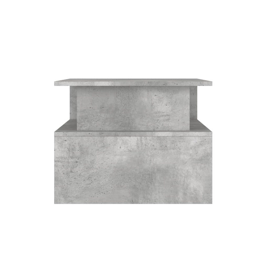 Salontafel 90X55X42,5 Cm Bewerkt Hout Betongrijs Sonoma eiken