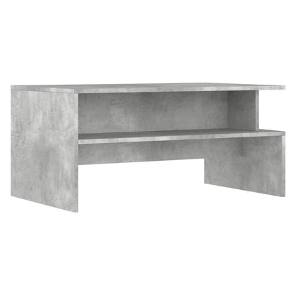 Salontafel 90X55X42,5 Cm Bewerkt Hout Betongrijs Sonoma eiken