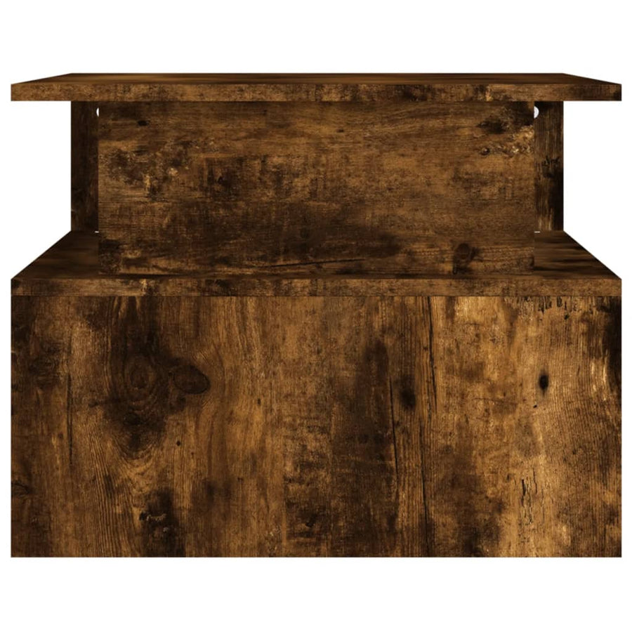 Salontafel 90x55x42,5 cm bewerkt hout gerookt eikenkleurig