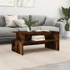 Coffee Table 90x55x42.5 cm Engineered Wood Smoked Oak